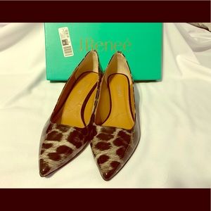 Animal print pumps